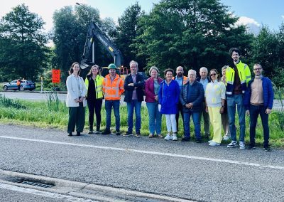 7/8/2023 — Werken aan de Boudewijnlaan in Diepenbeek zijn gestart