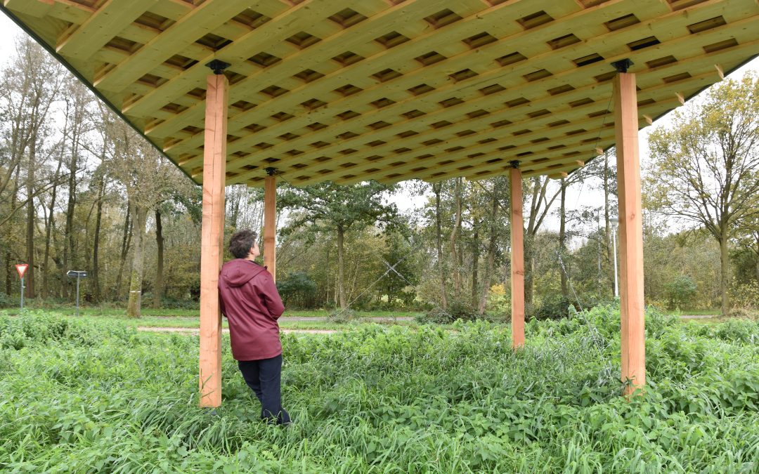 9/11/2023 — Testopstelling van de haltearchitectuur op de Campus Diepenbeek