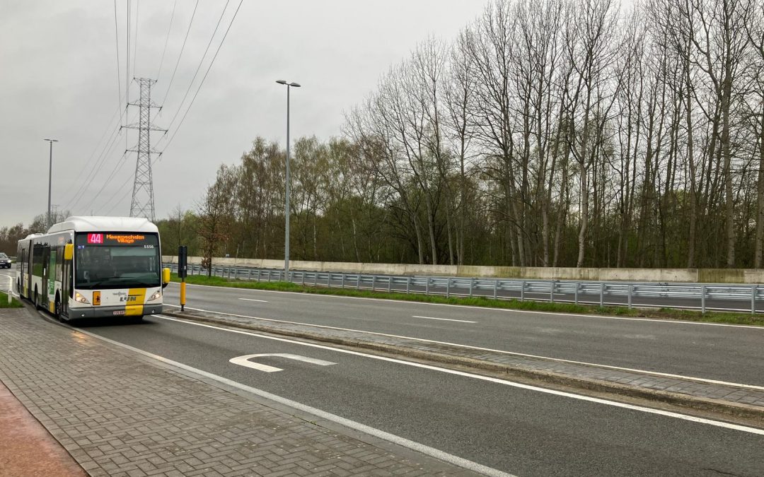 Vrije busbanen voor N702 Boudewijnlaan in Diepenbeek