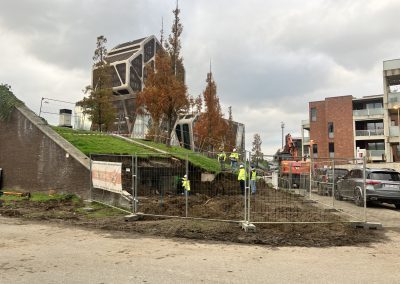 07/11/2024 — Start werken middenspanningscabine Hasselt station